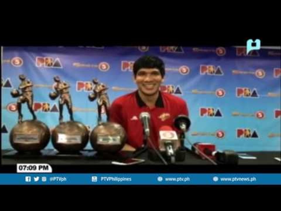 [PTVSports] Fajardo, 1st PBA player na nakakuha ng three-straight MVP awards