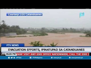 Evacuation Efforts, ipinatupad sa Catanduanes