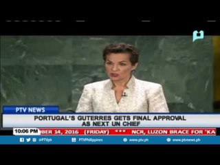 Portugal's Gutteres gets final approval as next UN Chief