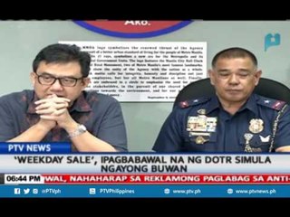 'Weekday Sale,' ipagbabawal na ng DOTr simula ngayong buwan
