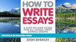 eBook Here How to Write Essays: A step-by-step guide for all levels, with sample essays