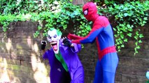 Frozen Anna goes to jail w/ Joker + Vampire hide and seek funny superhero video