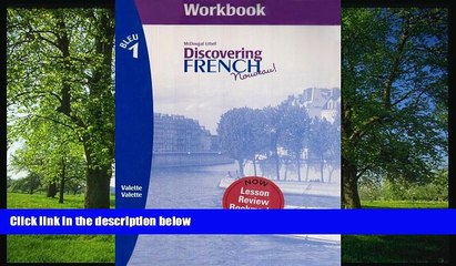 Enjoyed Read Workbook for Discovering French, Nouveau! Workbook (Level 1) with Lesson Review