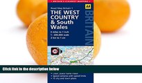 Buy NOW  West Country   Wales Road Map (AA Road Map Britain)  Premium Ebooks Best Seller in USA