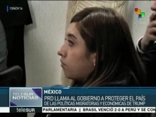 México: pide PRD al gobierno proteger el país de políticas de Trump