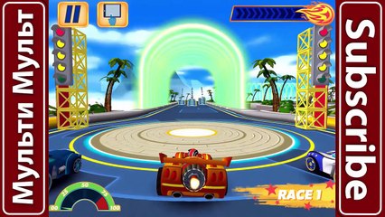 Blaze and the Monster Machines Velocityville Tracks iOS Android Gameplay