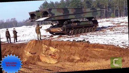 Pakistan Army Latest Technology to Cross Tank Over the River Self made Bridge