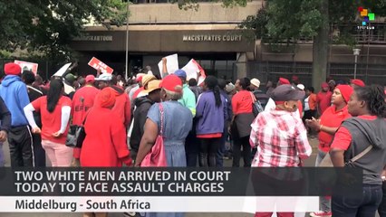 Two White South Africans Force Black Man Into Coffin