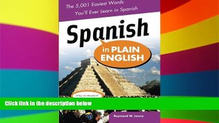 Big Deals  Spanish in Plain English: The 5,001 Easiest Words You ll Ever Learn in Spanish  Free