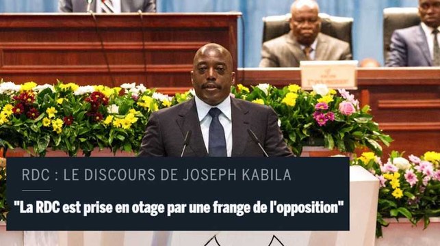 Joseph Kabila : La RDC est prise en otage par une frange de la classe politique