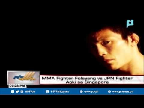 MMA Fighter Folayang vs. JPN Fighter Aoki sa Singapore