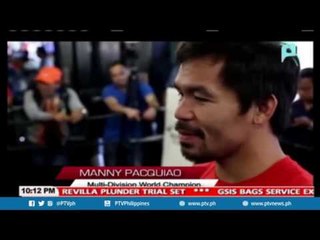 SPORTS NEWS: Pacquiao, still hell-bent on training