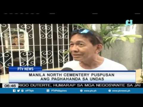 Manila North Cemetery, puspusan ang paghahanda sa Undas