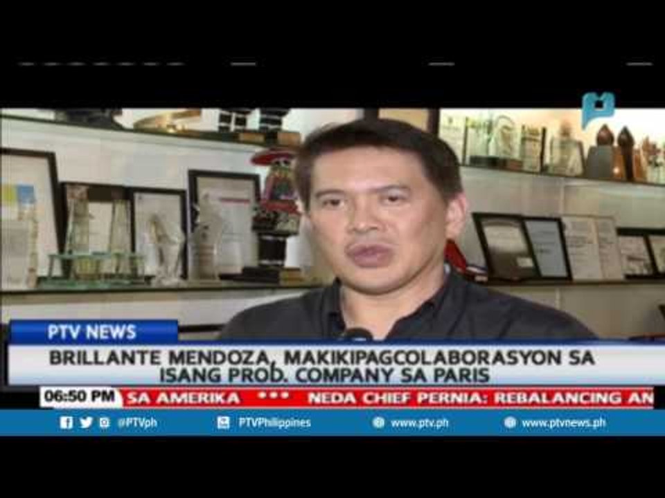 Brillante Mendoza, makikipagcolaborasyon sa isang production company sa Paris