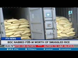 BOC nabbed P20-M worth of smuggled rice