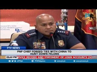 PNP Chief forged ties with China to hunt down felons