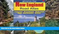 Buy NOW  American Map New England: Road Atlas: Connecticut - Massachusetts - Rhode Island - Maine