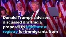 Trump adviser is pushing a registry for Muslims