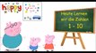 Zahlen lernen 1 bis 10 mit Peppa Pig Wutz für Kinder & Kleinkinder Deutsch | Lernvideos für Kinder
