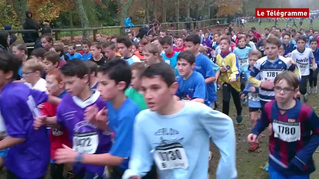 Hennebont. Championnat départemental de Cross UGSEL