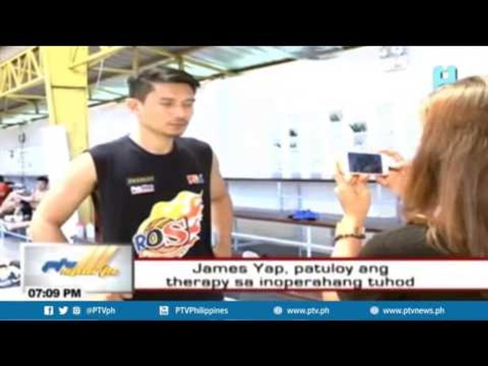 James Yap, patuloy ang therapy sa inoperahang tuhod