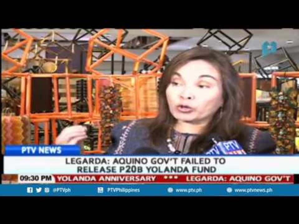 Legarda: Aquino gov't failed to release P20-B #YolandaPH fund