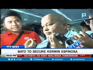 Bato to secure Kerwin Espinosa