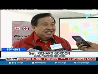 Download Video: Gordon urges Filipinos to support humanitarian organizations