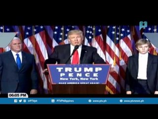 Donald Trump, wagi bilang bagong pangulo ng Amerika