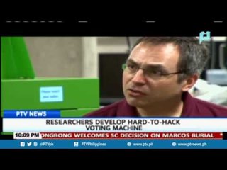 GLOBAL NEWS: Researchers develop hard-to-hack voting machine