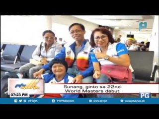 Sunang, ginto sa 22nd World Masters debut