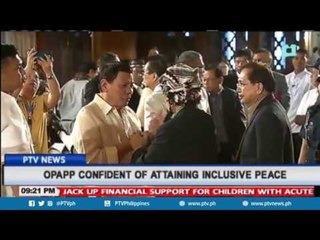 OPAPP confident of attaining inclusive peace