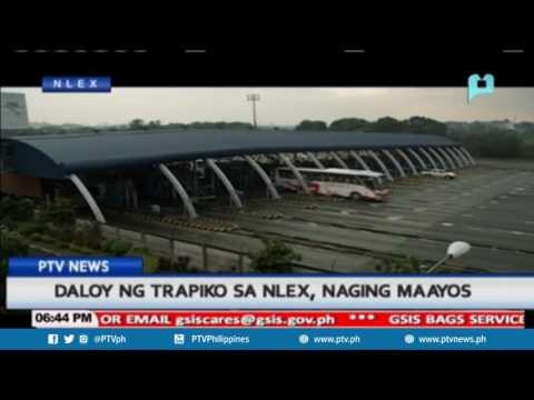 Daloy ng trapiko sa NLEx, naging maayos