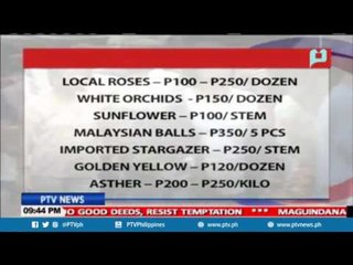 Dangwa flower prices down