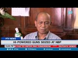 High-powered guns, seized at NBP