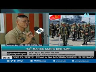 Panayam kay Col. Ariel Caculitan ukol sa "66th Marine Corps Birthday"
