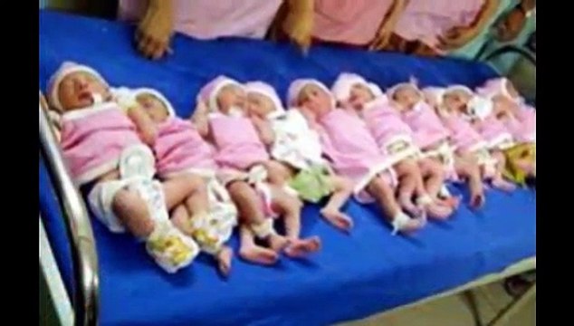 USA MOTHER GIVES BIRTH TO 17 BABIES