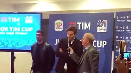 Marchetti alla presentazione della Junior Tim Cup