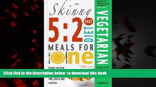 liberty book  The Skinny 5:2 Fast Diet Vegetarian Meals For One: Single Serving Fast Day Recipes