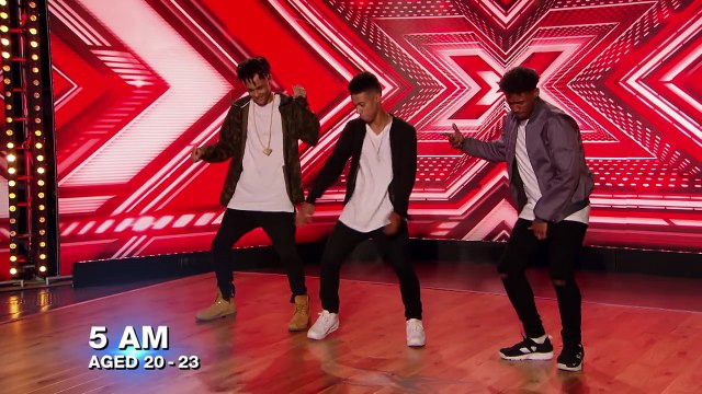 5 AM get the Judges dancing - Auditions Week 3 - The X Factor UK 2016