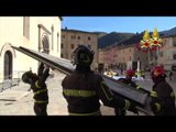 Visso - Terremoto, opere sacre dal Museo Civico diocesano (16.11.16)