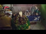 Roma - Il santuario della sciamana cubana e la droga liquida sequestrata (10.11.16)