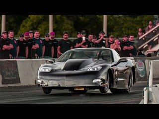 Pro-Mod Vette ROLL RACING on the Drag Strip!?!