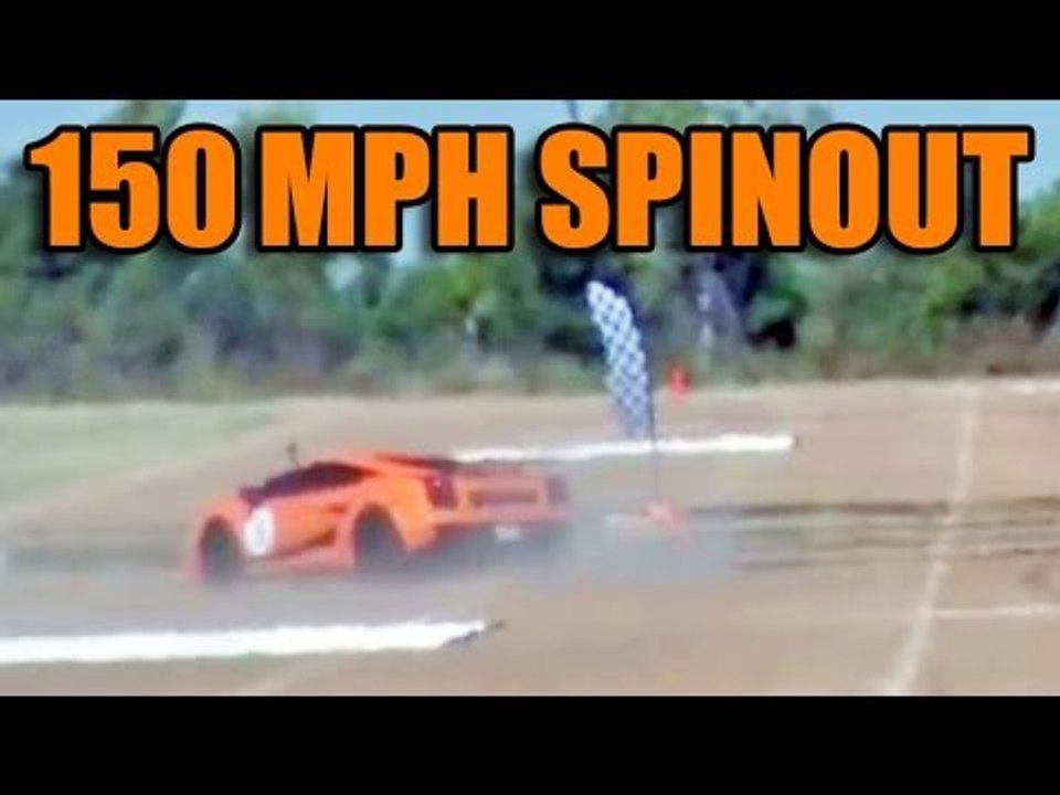 150MPH Spinout - 1750hp TT Lambo!