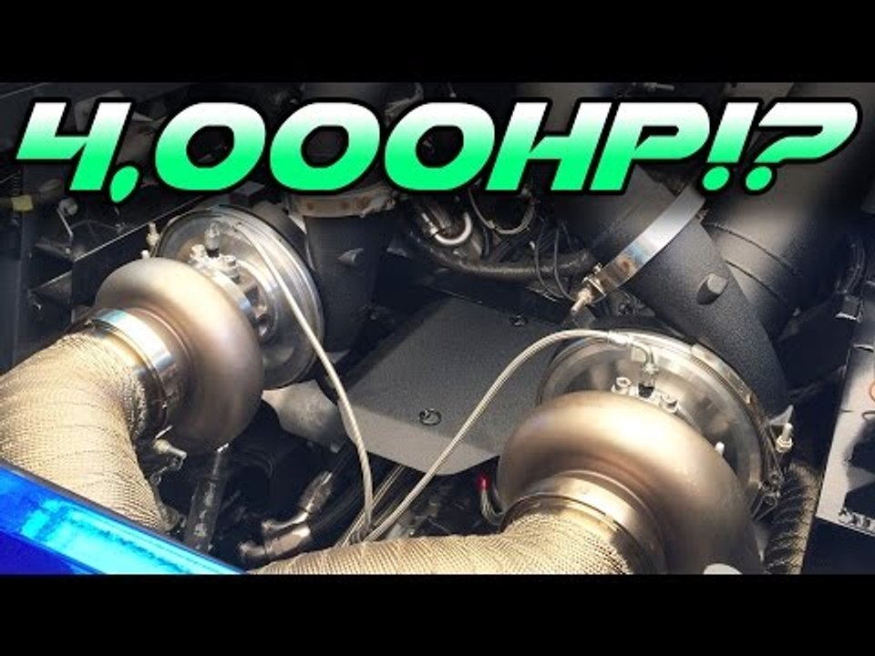 4000hp pair of TWIN TURBO Lambos!