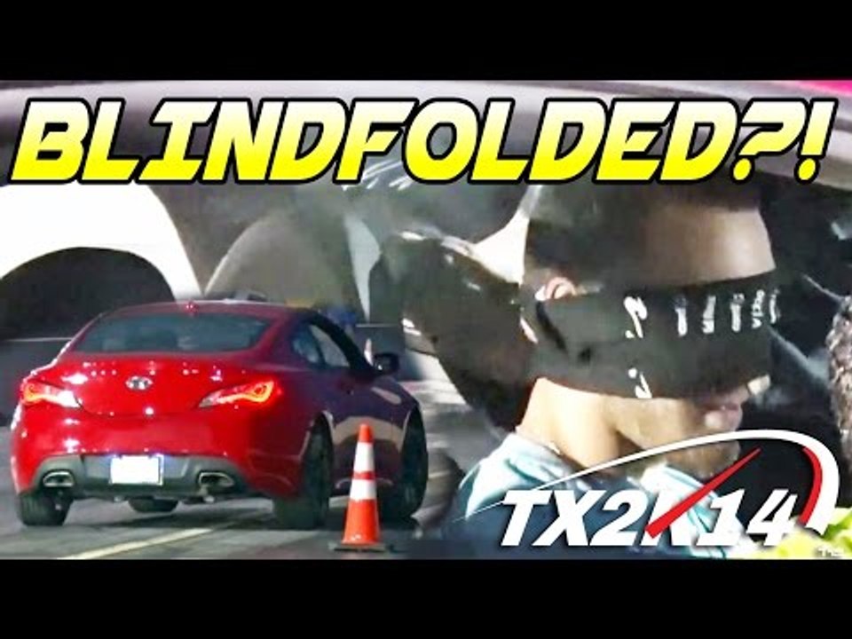BLINDFOLD Slalom Racing?!?!