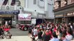 Optimus Prime, Bumblebee, Megatron transform & talk at Transformers grand opening in Orlando