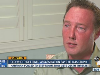 CEO who threatened the President-elect says he was drunk