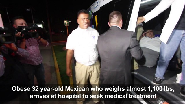 Nearing 1,100lbs, morbidly obese Mexican dreams of walking again