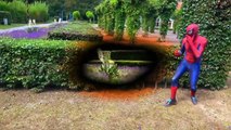 Spiderman plays POKEMON GO W Pink MEWTWO and Pikachu Spiderman in Real Life Amazing Superheroes